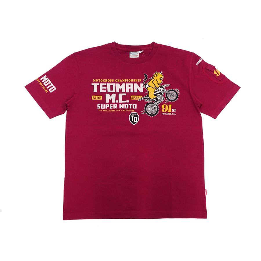 tetsukomako Tシャツ フーディー M TEDMAN（テッドマン） Tシャツ 半袖Tシャツ SUPER MOTO モトクロス T