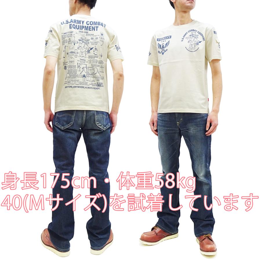 TEDMAN（テッドマン） 半袖Tシャツ TEDMAN U.S.ARMY ミリタリーTシャツ 