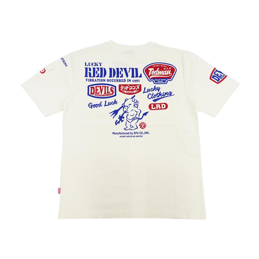 TEDMAN（テッドマン） Tシャツ 半袖Tシャツ RED DEVIL ロゴデザイン T