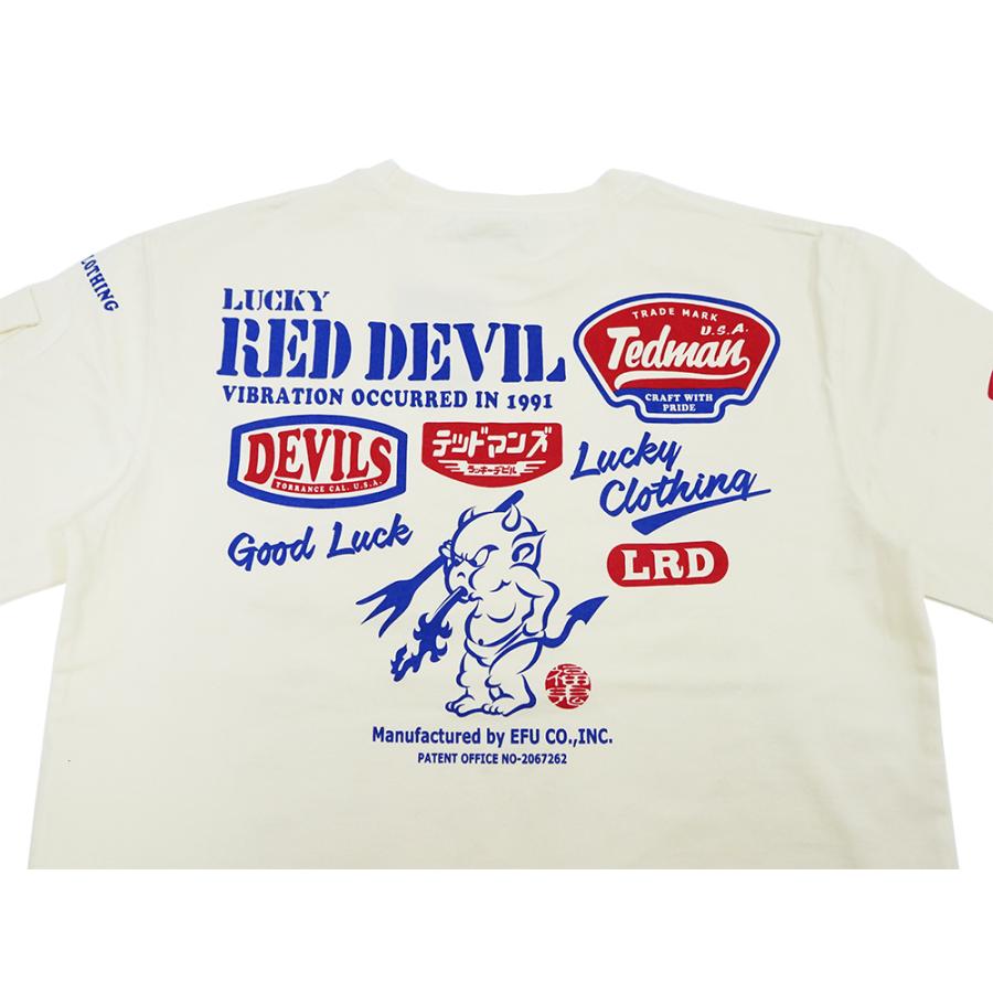 TEDMAN（テッドマン） Tシャツ 半袖Tシャツ RED DEVIL ロゴデザイン T
