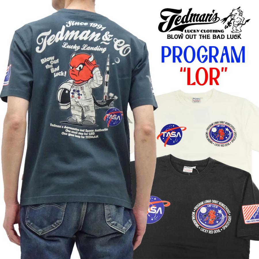 TEDMAN（テッドマン） Tシャツ 半袖Tシャツ TASA PROGRAM LOR アストロ