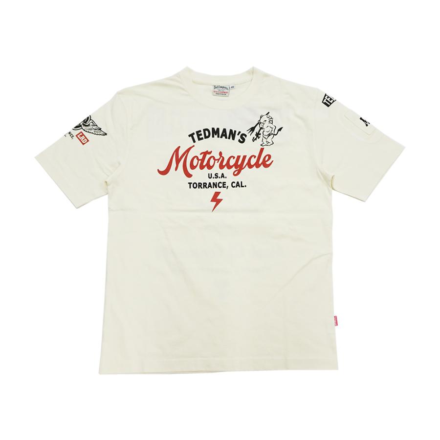 【バイカー】Tedman's Lucky Devil's Academy TEDMAN（テッドマン） 半袖Tシャツ ラッキー・バイカー・クラブ