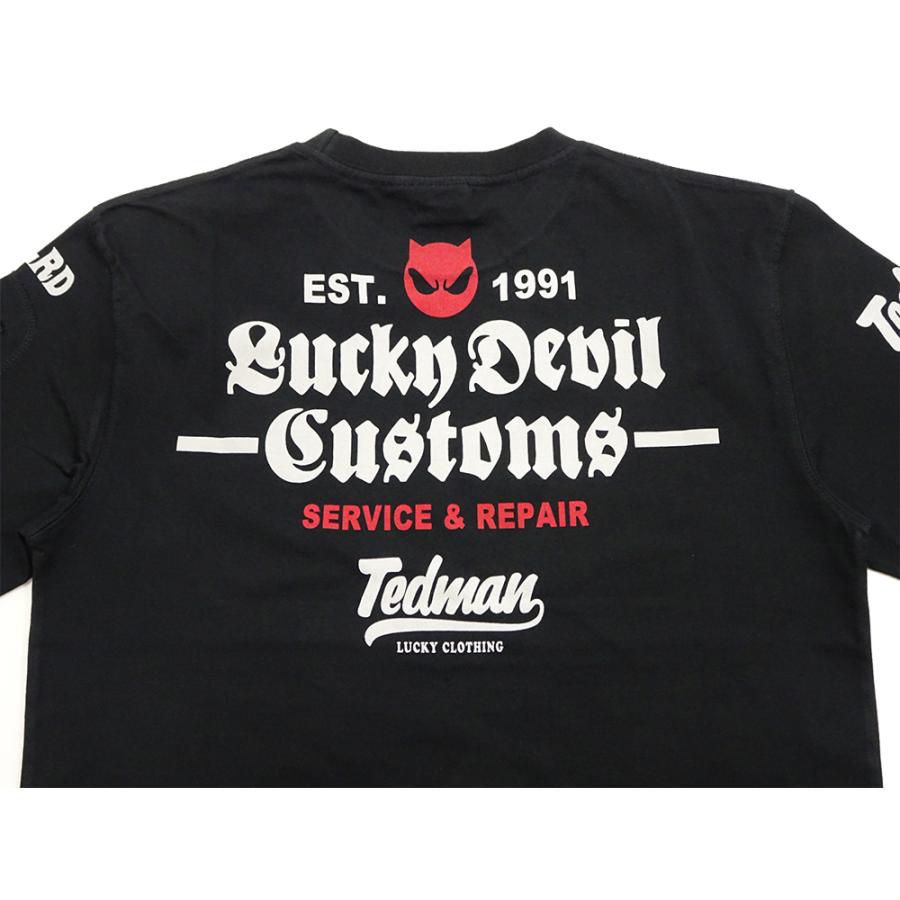 TEDMAN（テッドマン） Tシャツ メカニック・テディ ラッキーデビル 