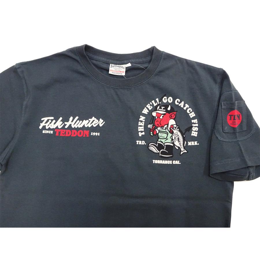 TEDMAN（テッドマン） 半袖Tシャツ TEDMAN Teddon アングラーテディ