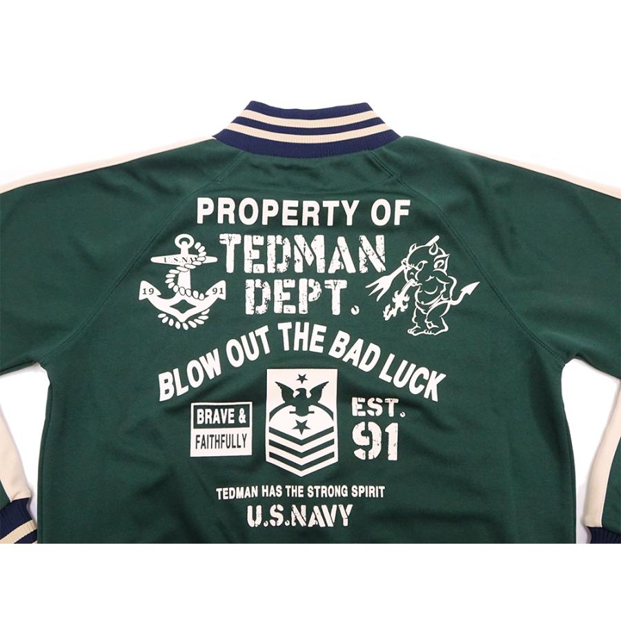 TEDMAN テッドマン ジャージ 赤鬼 トラックジャケット U.S.NAVY