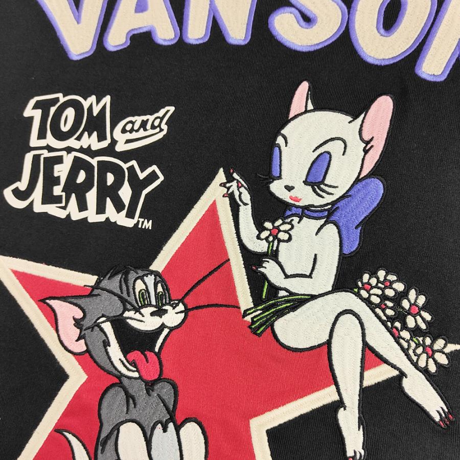 VANSON（バンソン） トム & ジェリー 長袖Tシャツ ロンT トゥードルス