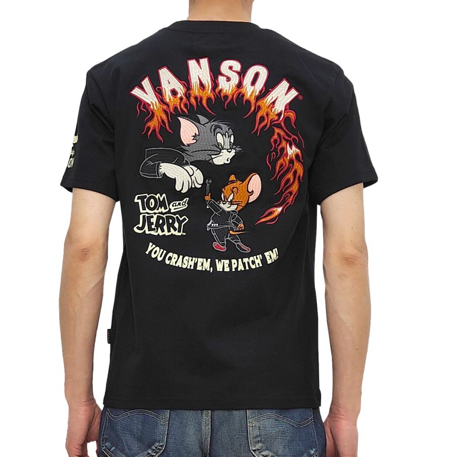 VANSON（バンソン） トム & ジェリー 半袖Tシャツ カスタムデザイン