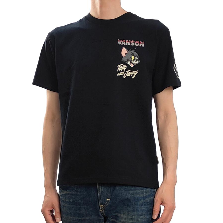 VANSON（バンソン） トム & ジェリー 半袖Tシャツ カスタムデザイン