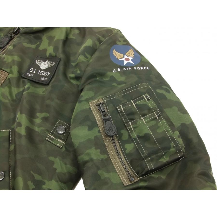 t*T様 MA-1 フライトジャケット カモフラージュ TEDMAN（テッドマン） MA-1 TEDMAN フライトジャケット 戦闘機柄 エフ