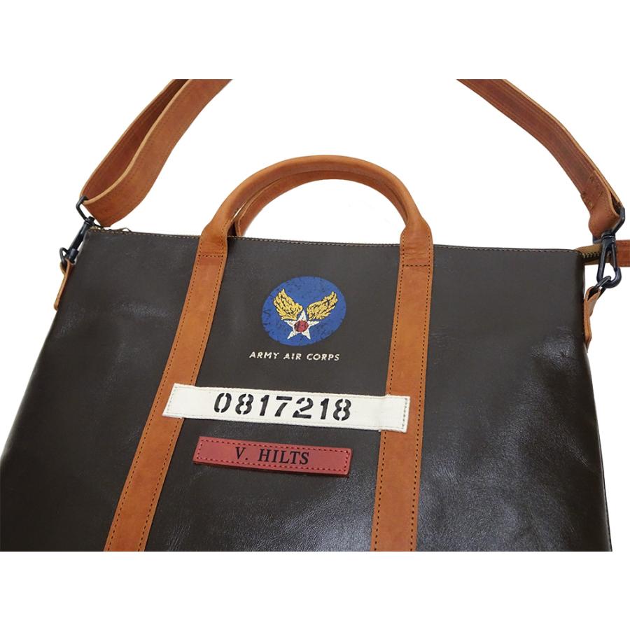 トイズマッコイ ヘルメットバック “V. HILTS” アメカジ TOYS McCOY（トイズマッコイ） レザーヘルメットバッグ TOYS McCOY