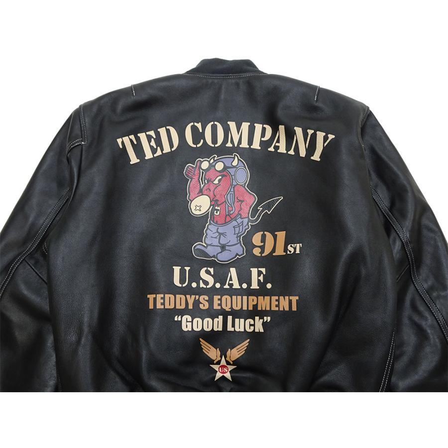 TEDMAN テッドマン ラムレザー MA-1 本革 フライトジャケット TEDMAN テッドマン ラムレザー MA-1 本革 フライトジャケット
