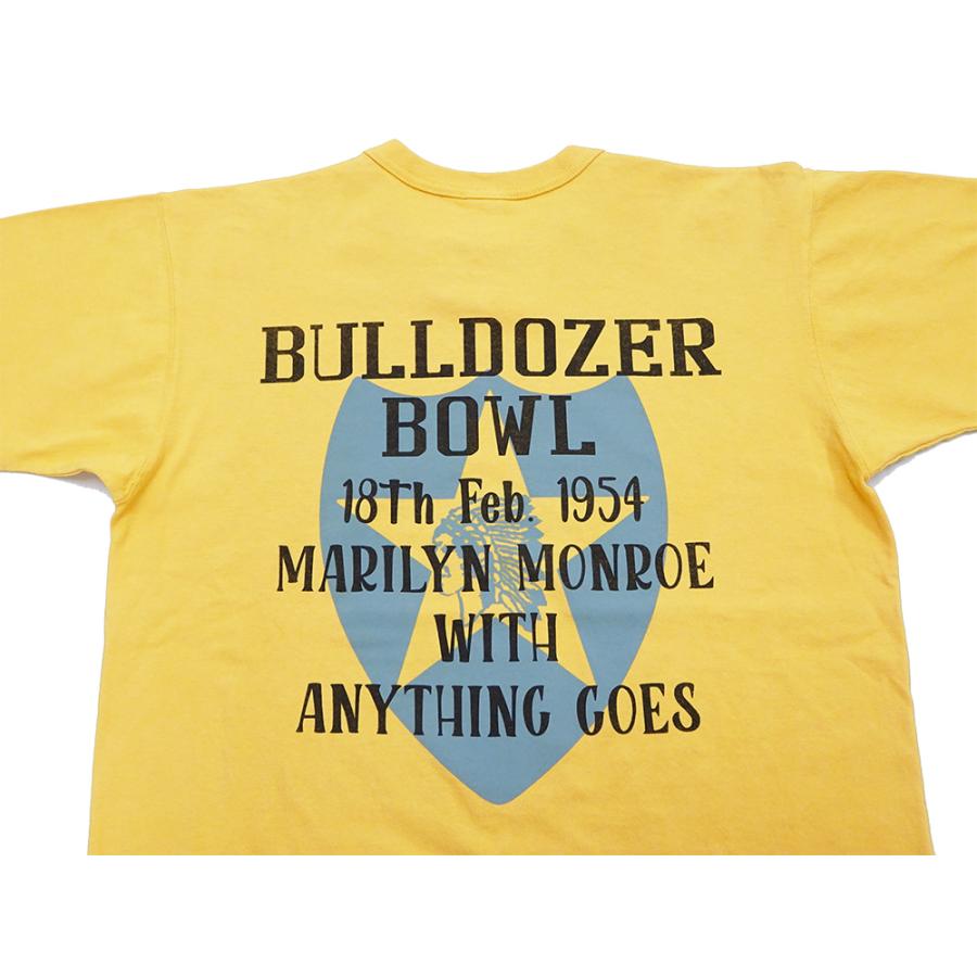 トイズマッコイ マリリン・モンロー Tシャツ Toys McCoy BULLDOZER BOWL 半袖Tシャツ TMC2309 イエロー 新品｜rodeomatubara｜08