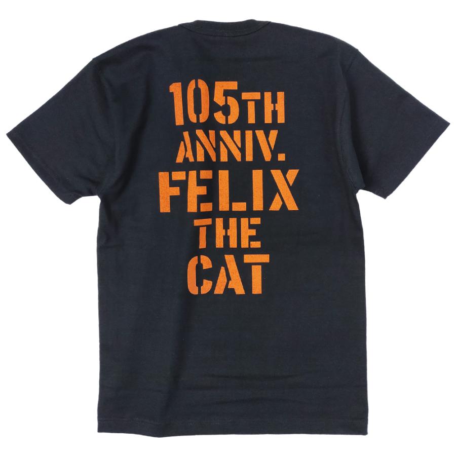 トイズマッコイ FELIX THE CAT 半袖Tシャツ Toys McCoy フィリックス 105TH ANNIV. Tシャツ TMC2404 ブラック 新品｜rodeomatubara｜11