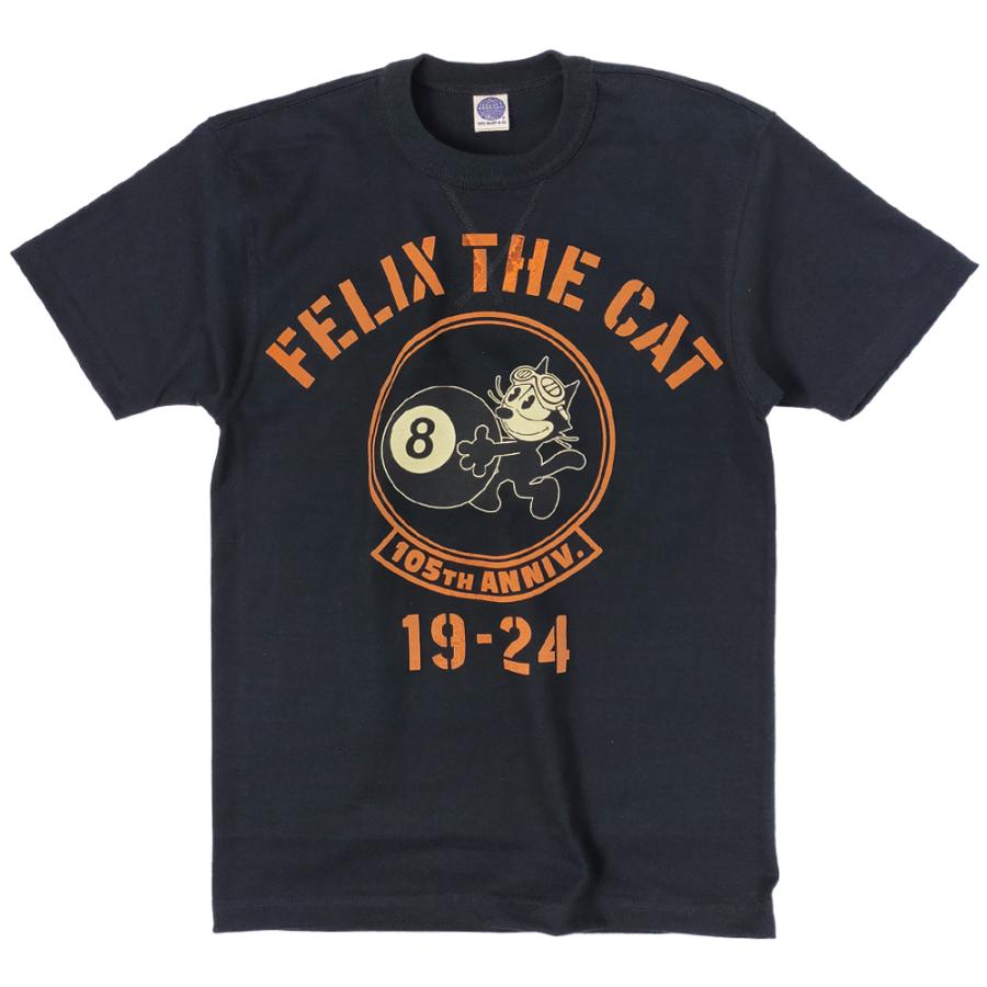 トイズマッコイ FELIX THE CAT 半袖Tシャツ Toys McCoy フィリックス 105TH ANNIV. Tシャツ TMC2404 ブラック 新品｜rodeomatubara｜06