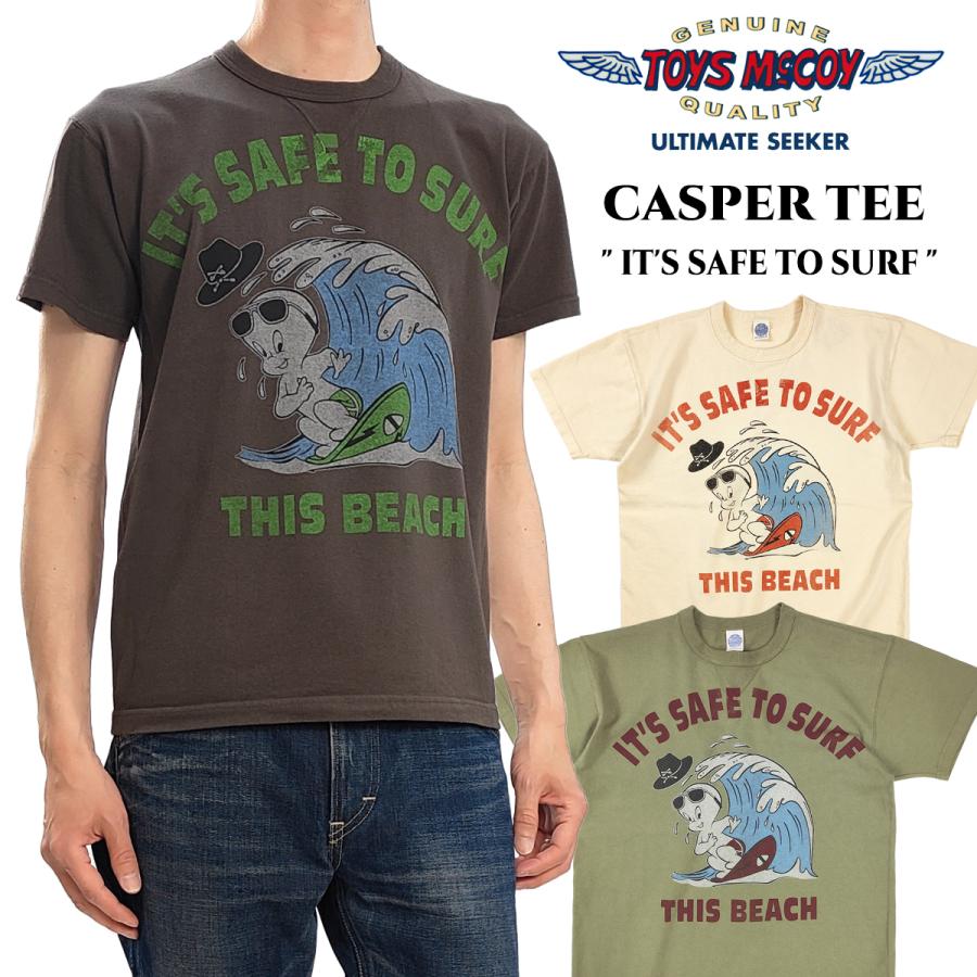 TOYS McCOY（トイズマッコイ） Tシャツ CASPER TEE IT'S SAFE TO SURF