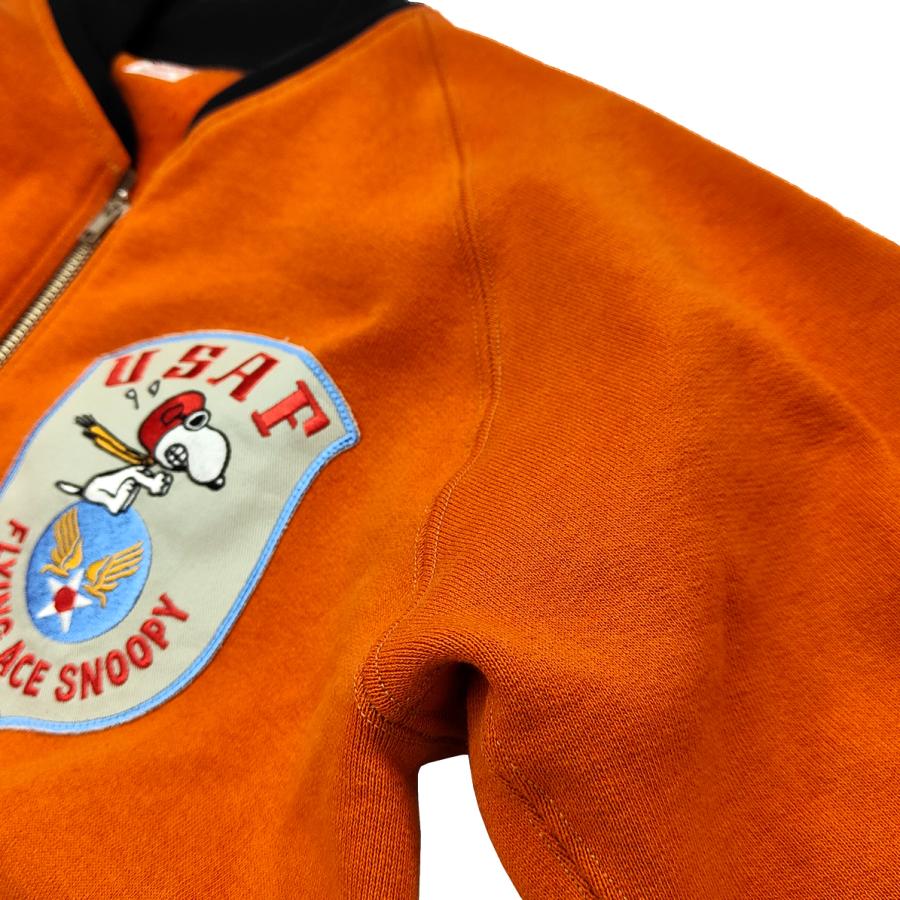トイズマッコイ C-2 スウェット TOYS McCOY スヌーピー USAF FLYING ACE SNOOPY ジップスウェット TMC2551 新品の画像