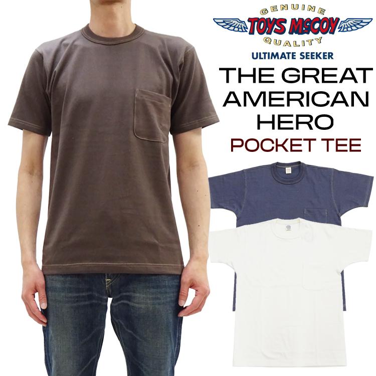 ハルリノパパ。2回使用。トイズマッコイ tシャツ ポケt 色違い2着。 TOYS McCOY（トイズマッコイ） ポケットTシャツ 無地 半袖Tシャツ THE