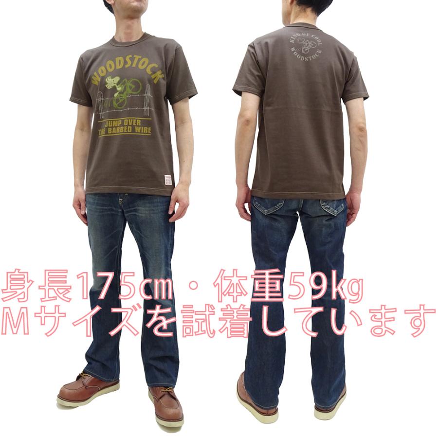 トイズマッコイ 半袖Tシャツ Toys McCoy ウッドストック キング・オブ・クール 大脱走 Tシャツ TMC2628 新品の画像