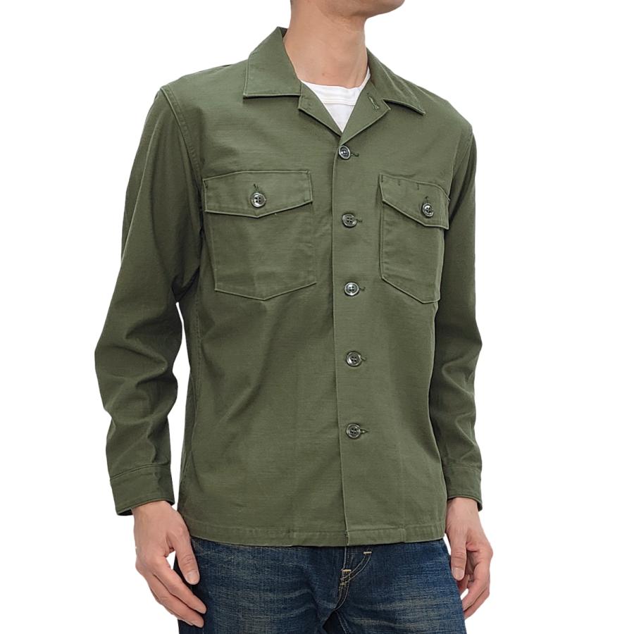 MILITARY / 長袖シャツ/--/コットン/NVY/無地 TOYS McCOY（トイズマッコイ） OG-107 ユーティリティシャツ コットン