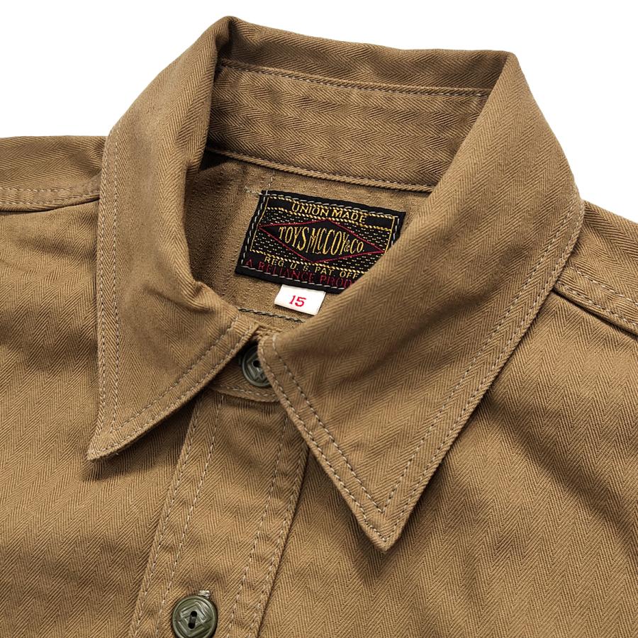 TOYS McCOY（トイズマッコイ） ヘリンボーン ワークシャツ & CO