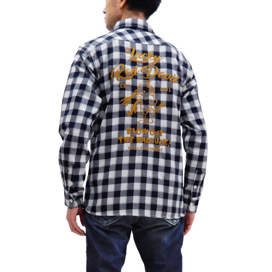 TEDMAN（テッドマン） チェック ネルシャツ 長袖シャツ Lucky Red