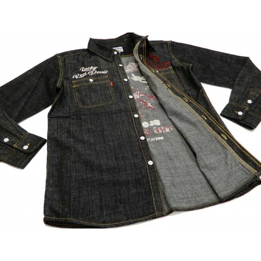 TEDMAN（テッドマン） シャンブレー ワークシャツ 長袖シャツ Lucky