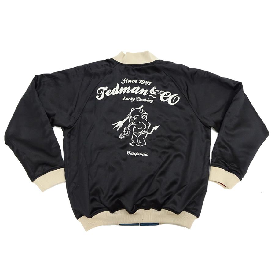 TEDMAN テッドマン スカジャン 龍 富士山 赤鬼 リバーシブル TEDMAN テッドマン スカジャン 龍 富士山 赤鬼 リバーシブル