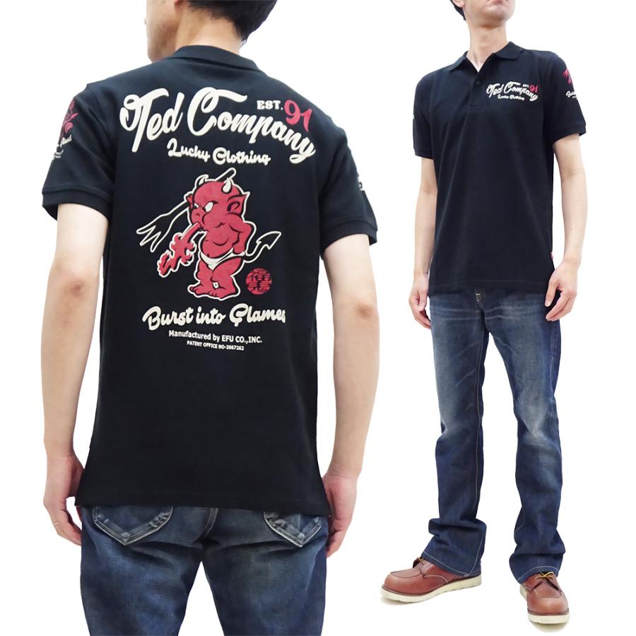 TEDMAN（テッドマン） 鹿の子 ポロシャツ スタンダードロゴ テッド