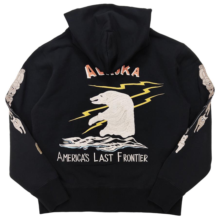 TAILOR TOYO テーラー東洋 スカジップパーカー アラスカ 白熊 裏起毛