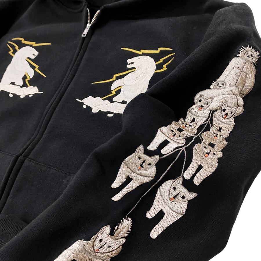 TAILOR TOYO テーラー東洋 スカジップパーカー アラスカ 白熊 裏起毛