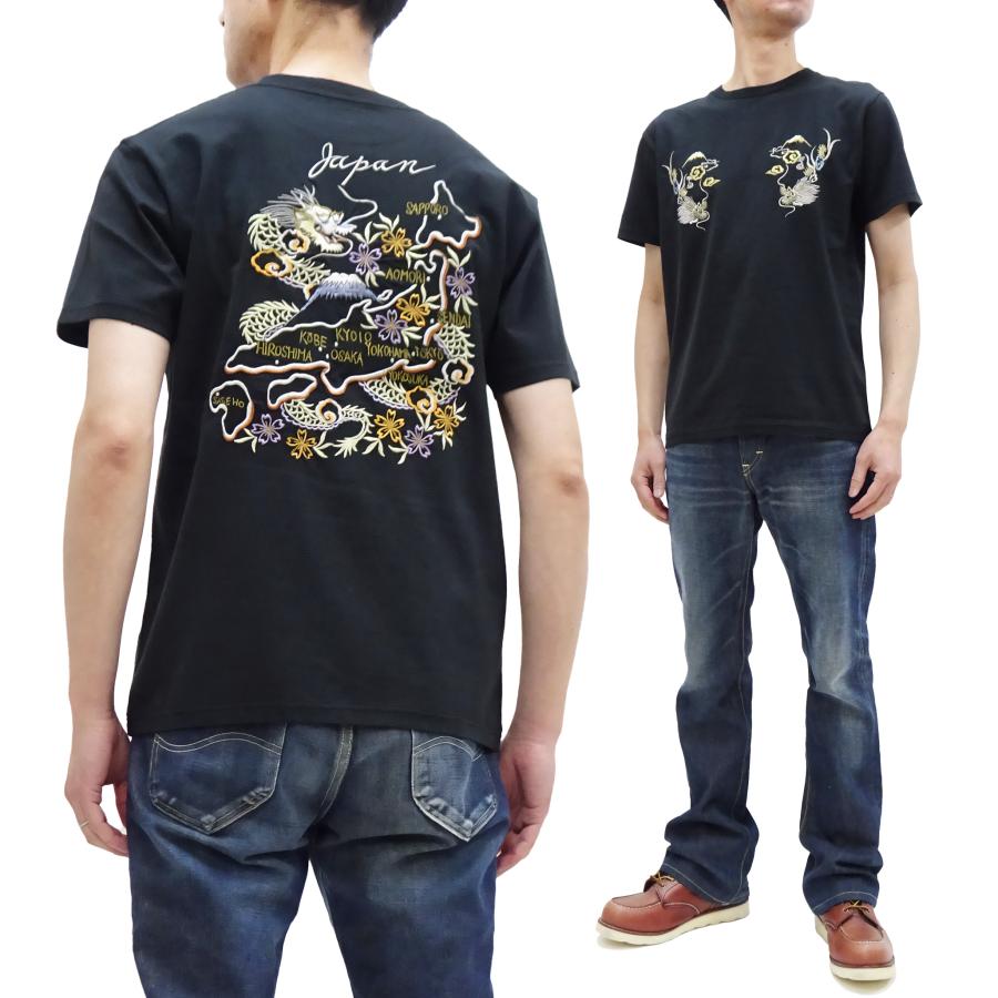 TAILOR TOYO テーラー東洋 スカTシャツ 半袖Tシャツ ジャパンマップ 総