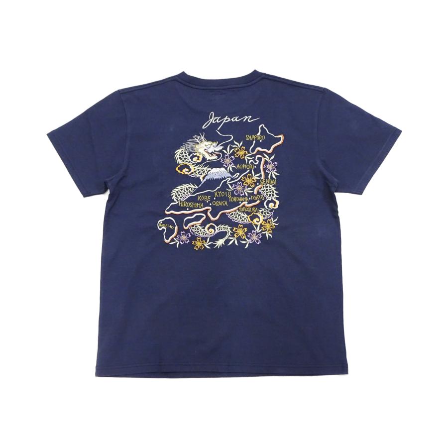 TAILOR TOYO テーラー東洋 スカTシャツ 半袖Tシャツ ジャパンマップ 総