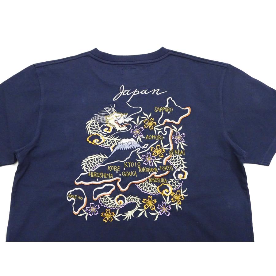 TAILOR TOYO テーラー東洋 スカTシャツ 半袖Tシャツ ジャパンマップ 総