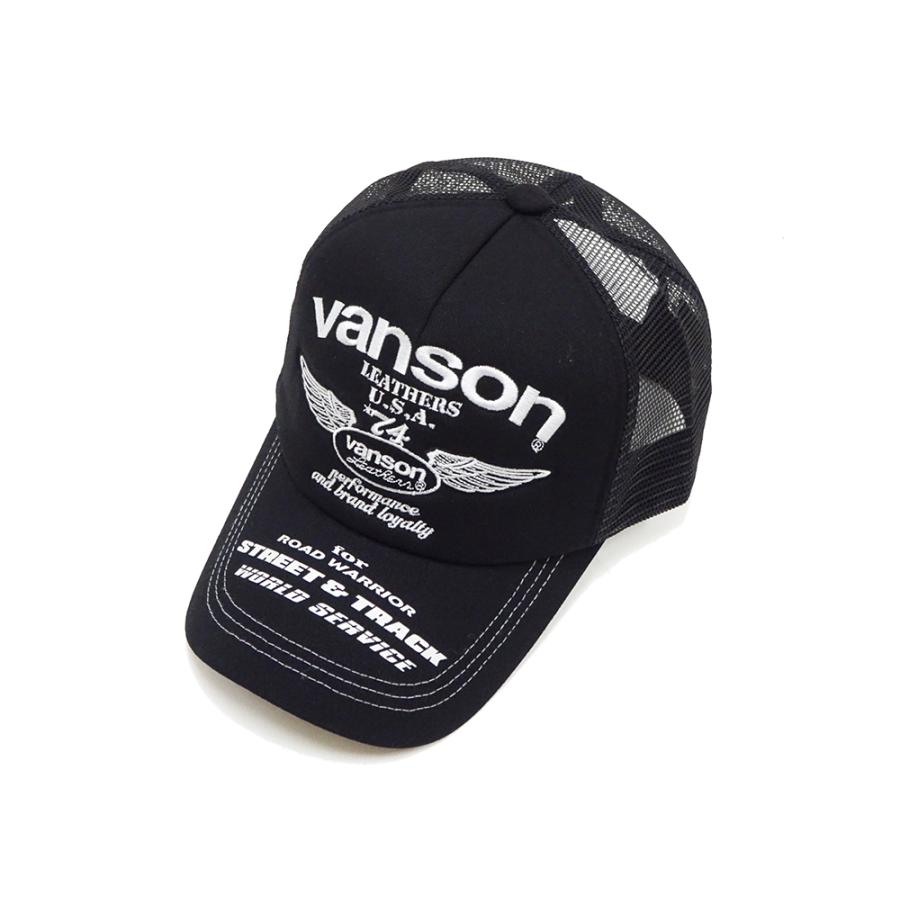 VANSON（バンソン） メッシュキャップ 帽子 ベースボールキャップ ロゴ