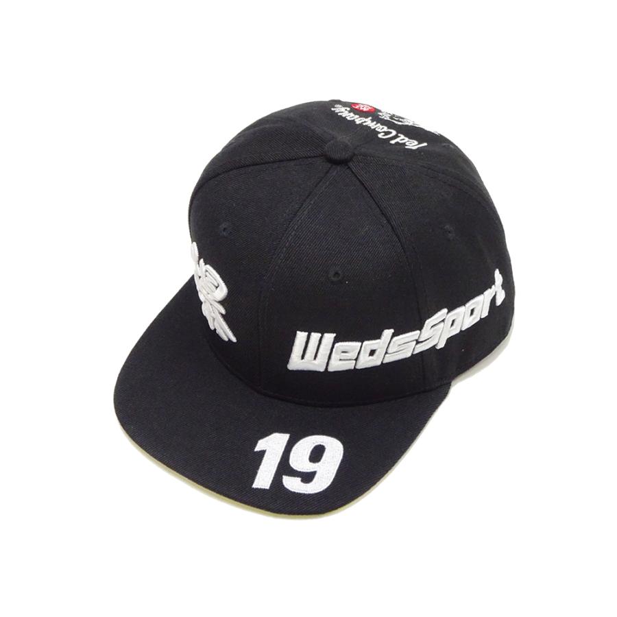 WedsSport カミナリ テッドマン BANDOH ストレートキャップ 帽子 WEDSCAP-1100 ブラック 新品｜rodeomatubara｜03