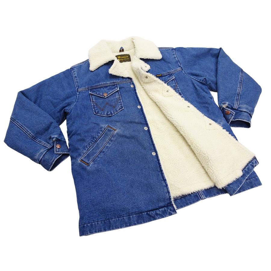 【Wrangler ラングラー】裏ボアデニムジャケット USAワッペン XL相当 Wrangler（ラングラー） ブルゾン アウター 「別注」Wrangler / 24MJZ