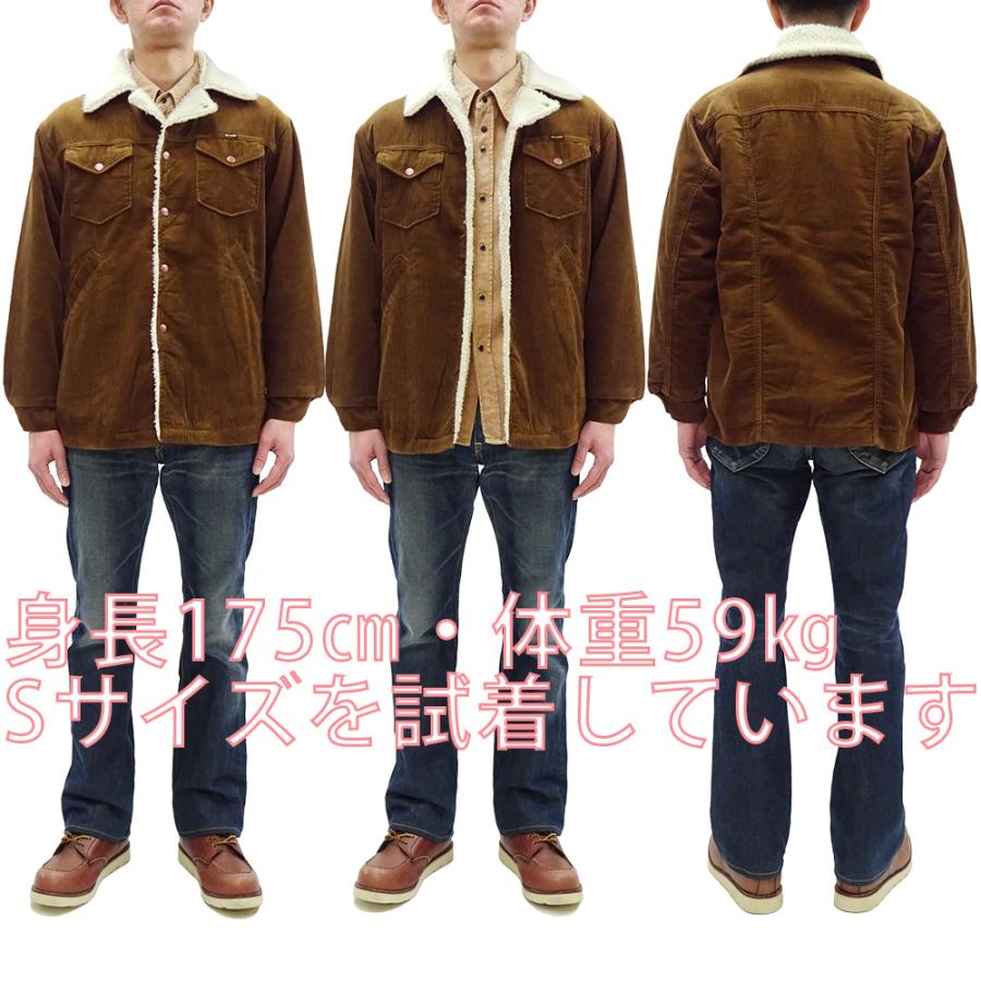 Wranglerコラボ　コーデュロイジャケット Wrangler ラングラー オンブレブルー コーデュロイ ジャケット ボア