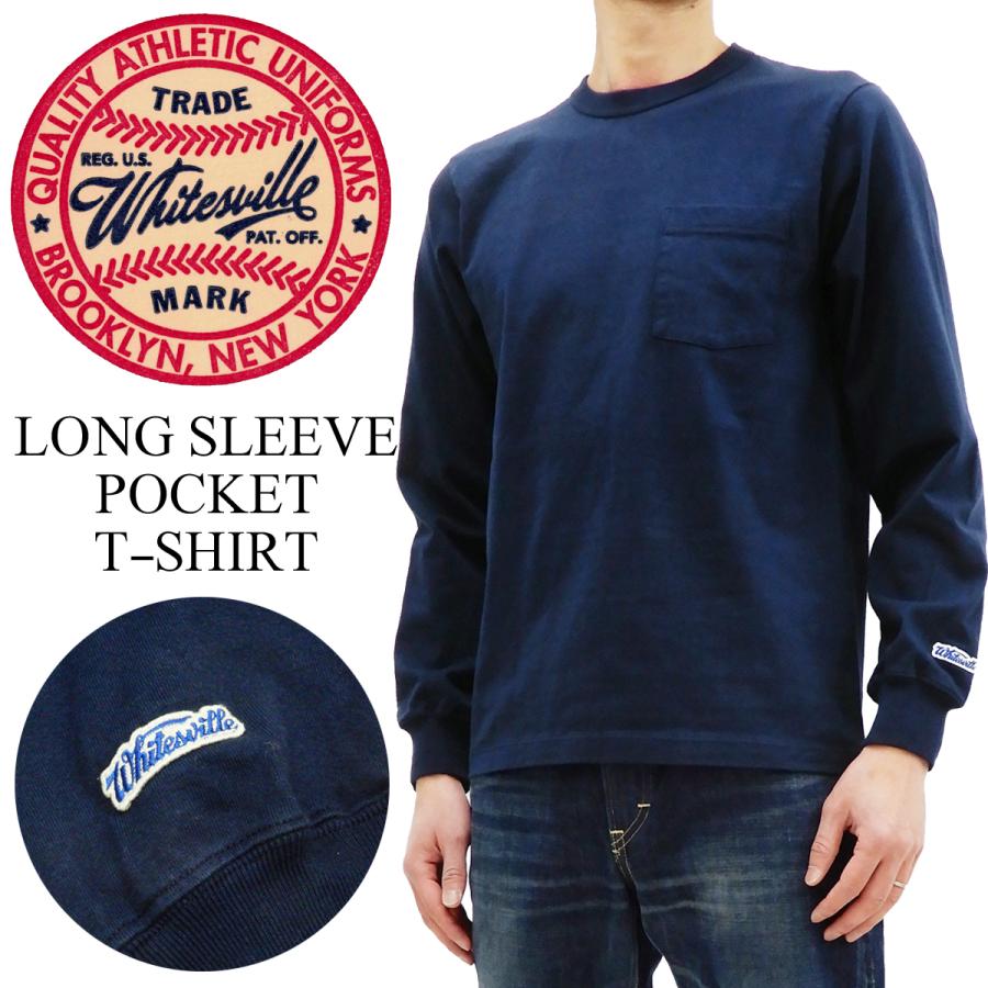 WHITESVILLE ホワイツビル 長袖 ポケットTシャツ WV68849 WHITESVILLE ホワイツビル 長袖 ポケットTシャツ WV68849