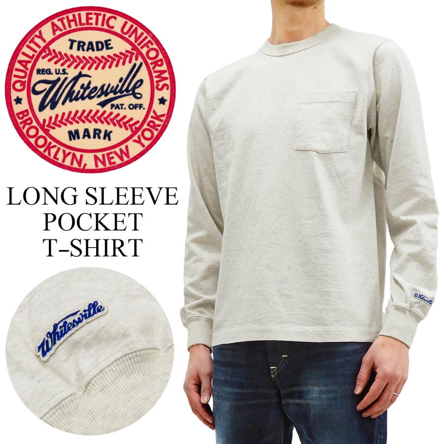 WHITESVILLE ホワイツビル 長袖 ポケットTシャツ WV68849 WHITESVILLE ホワイツビル 長袖 ポケットTシャツ WV68849