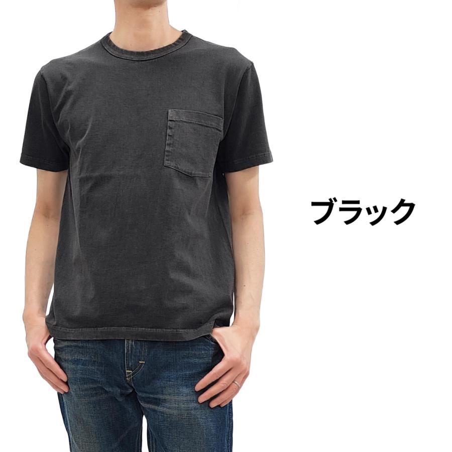 WHITESVILLE ホワイツビル ピグメントダイ ポケットTシャツ