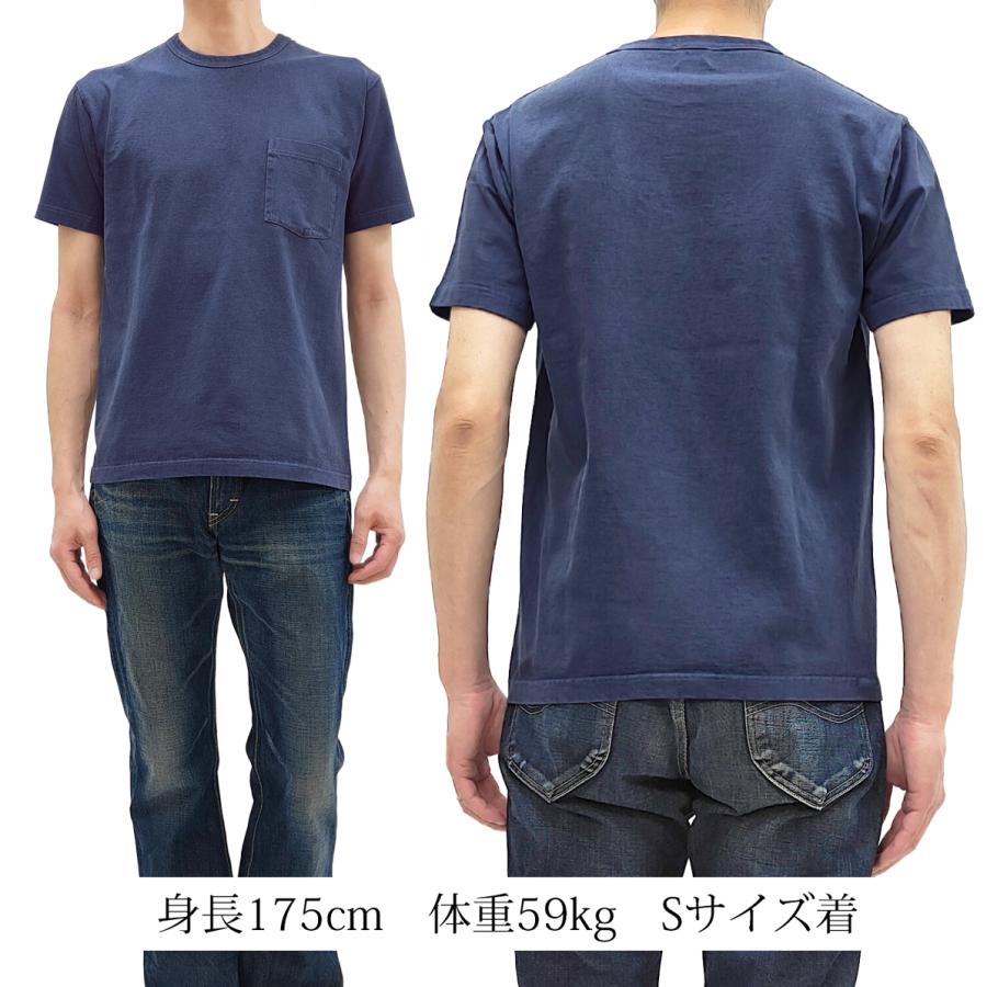 WHITESVILLE ホワイツビル ピグメントダイ ポケットTシャツ