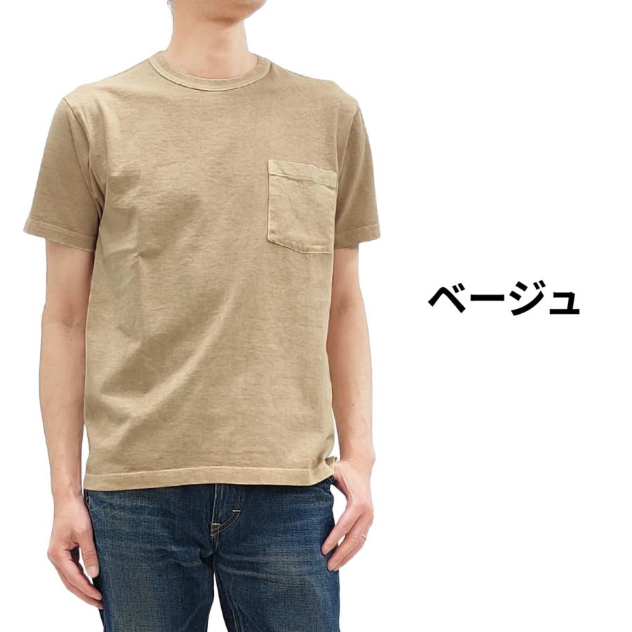 WHITESVILLE ホワイツビル ピグメントダイ ポケットTシャツ