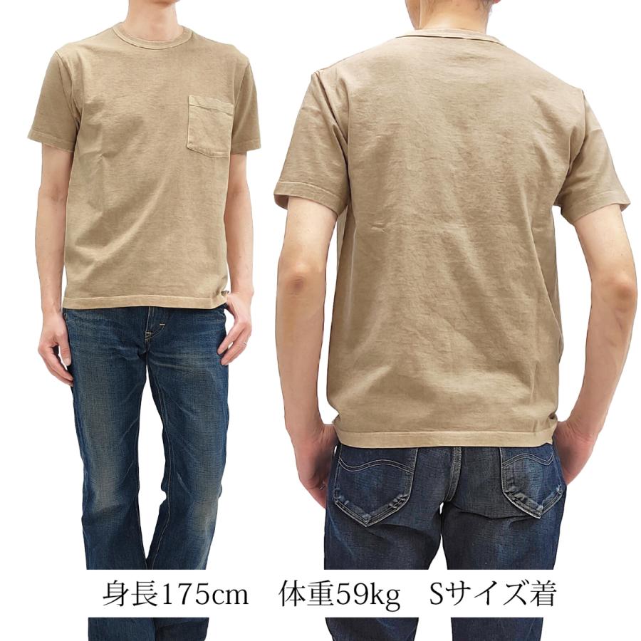WHITESVILLE ホワイツビル ピグメントダイ ポケットTシャツ