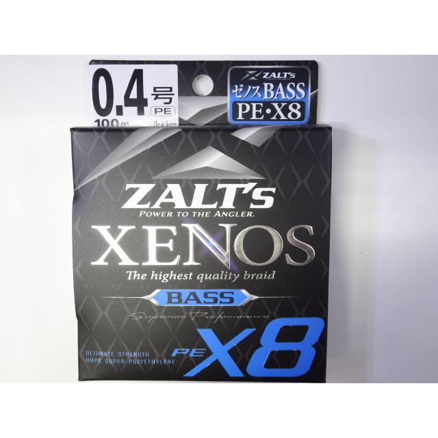 クライノスPE 0.4号 ラインシステム ザルツ ゼノスX8 XENOS X8 BASS #12lb 0.4号(100m) PE