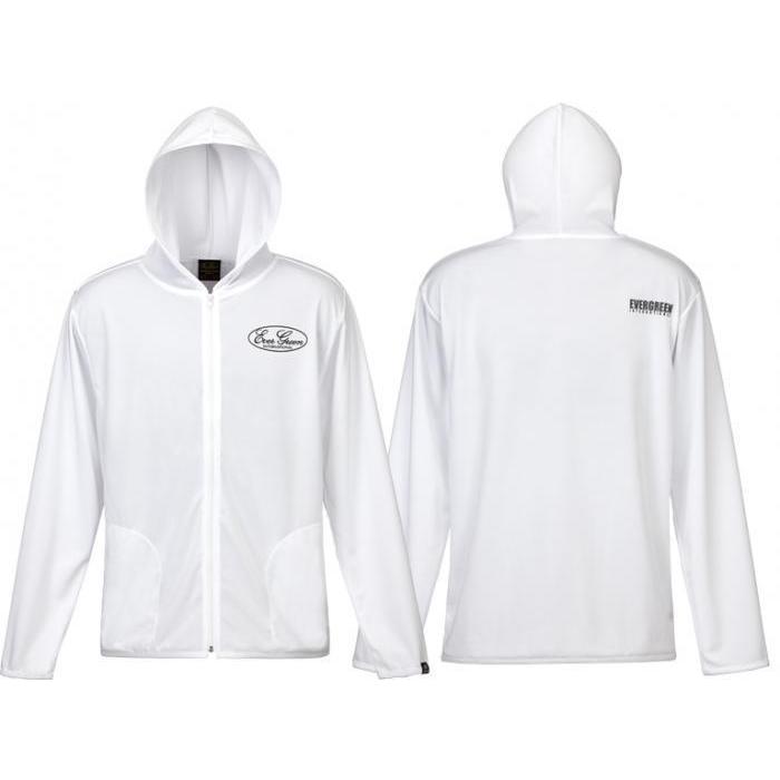 エバーグリーン☆E.G.ドライジップパーカーAタイプ☆#ホワイト☆XXL