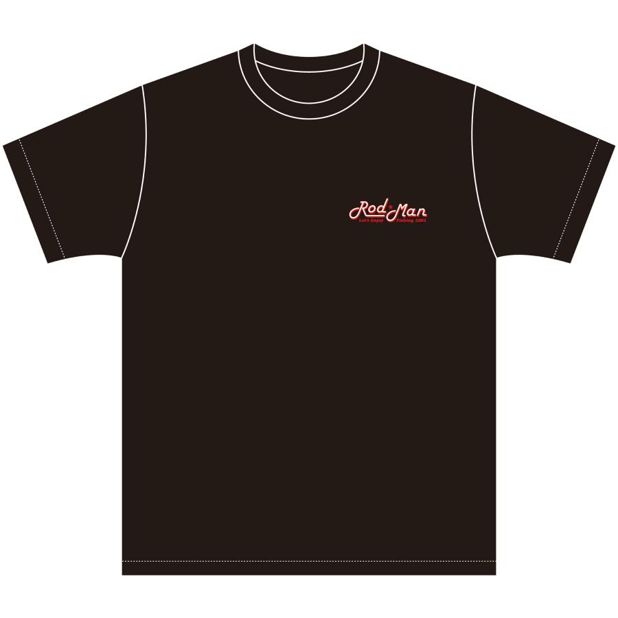 ロッドマン☆オリジナルドライシルキータッチTシャツ☆#レッド☆M 