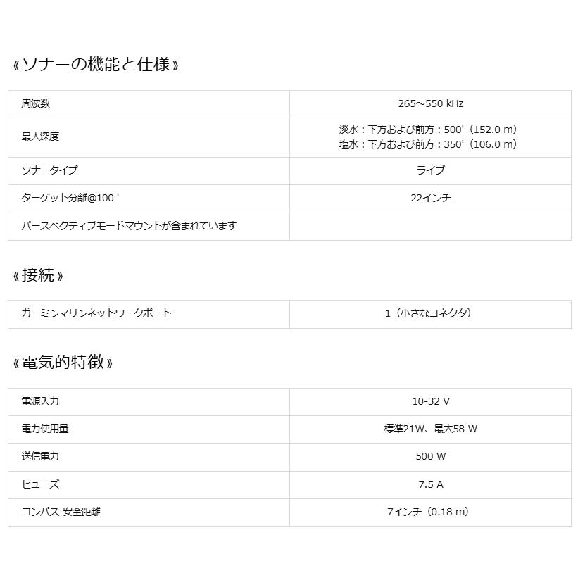 GARMIN ガーミン☆Panoptix LiveScope XR☆システムトランサム GARMIN ガーミン☆Panoptix LiveScope XR☆システムトランサム