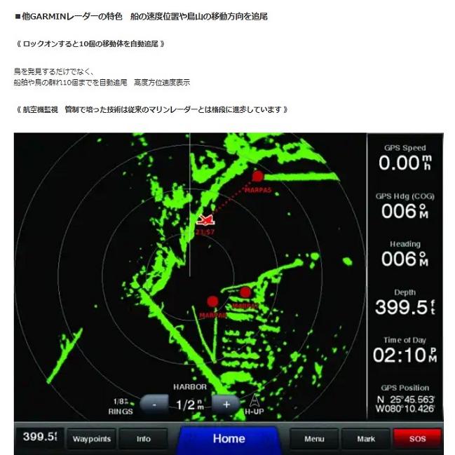 GARMIN ガーミン☆第3世代バードレーダーGMR18 xHD3Radome☆#010 GARMIN ガーミン☆第3世代バードレーダーGMR18 xHD3Radome☆#010
