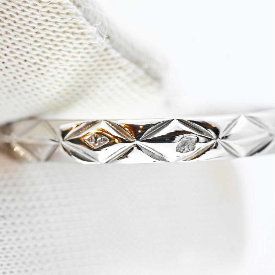 3161☆シャネル CHANEL マトラッセ PT950 プラチナ スモール リング