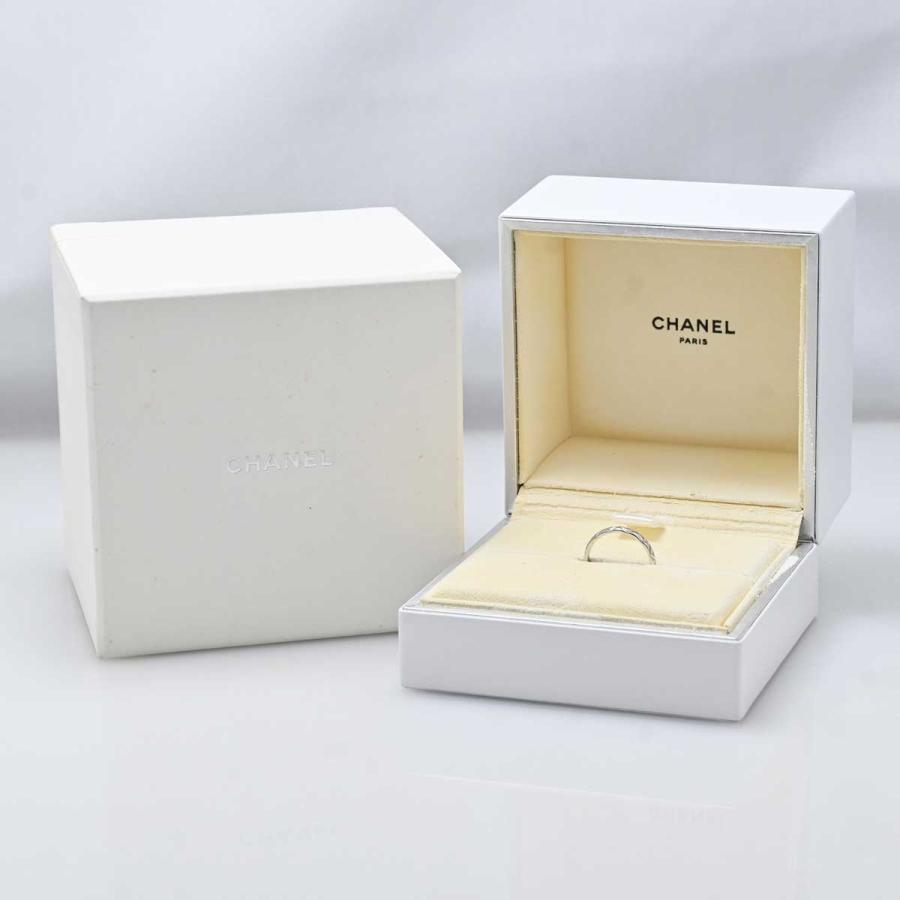 3161☆シャネル CHANEL マトラッセ PT950 プラチナ スモール リング